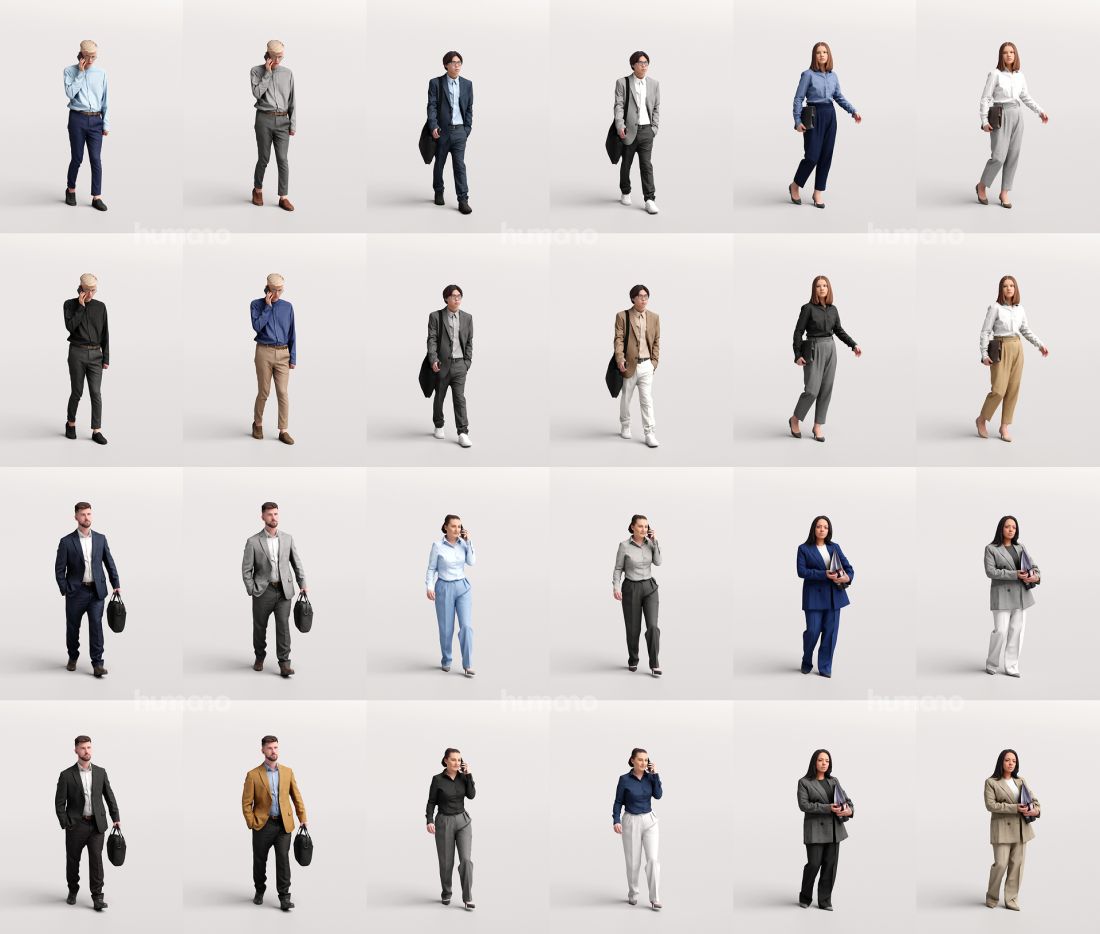 2_Humano 2301 Business 01 Walking_zestawienie modeli